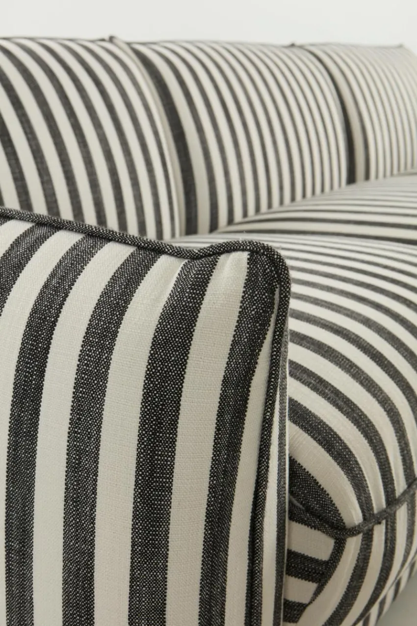 Soffor|Jotex MOLTON Soffa 3-sits Svart/vit