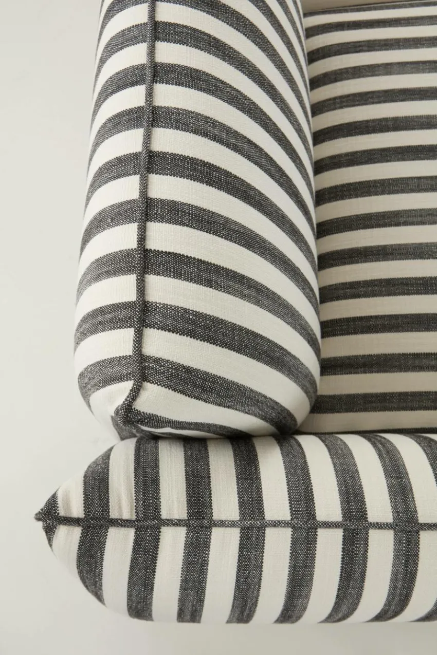 Soffor|Jotex MOLTON Soffa 3-sits Svart/vit