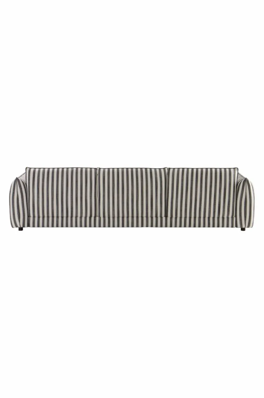Soffor|Jotex MOLTON Soffa 3-sits Svart/vit