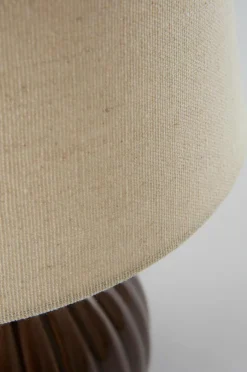 Bordslampor|Jotex MONA Bordslampa Brun/naturvit