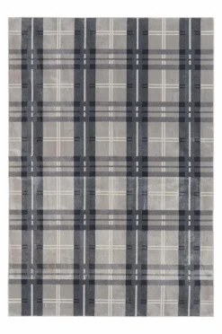Återvunna Mattor|Viskosmattor|Jotex MONDOVI Viskosmatta 200x300 Cm Ljusgrå/mörkgrå