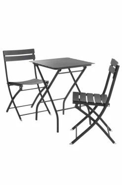 Utebord|Utemöbler|Jotex MONTMARTRE Cafébord 60x60 Cm Svart