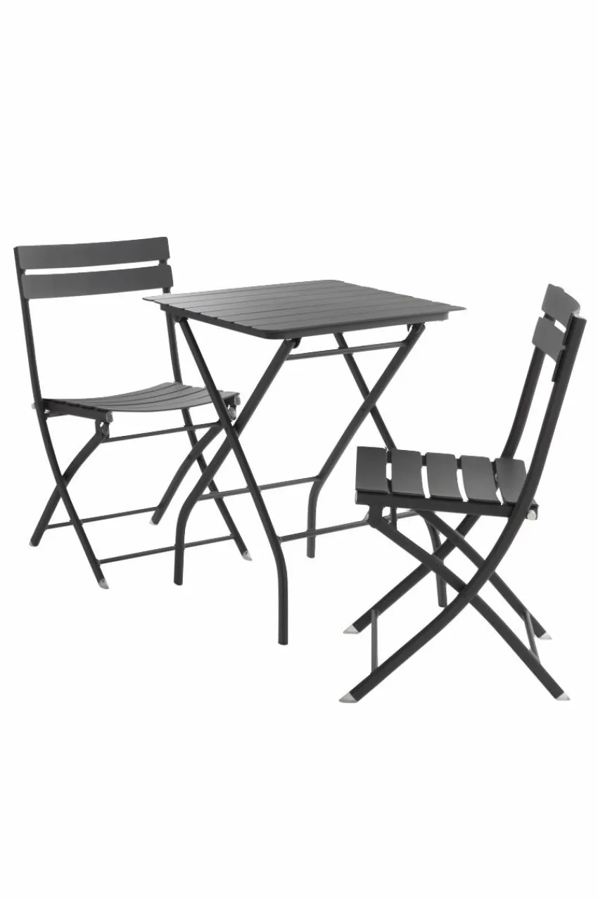 Utebord|Utemöbler|Jotex MONTMARTRE Cafébord 60x60 Cm Svart