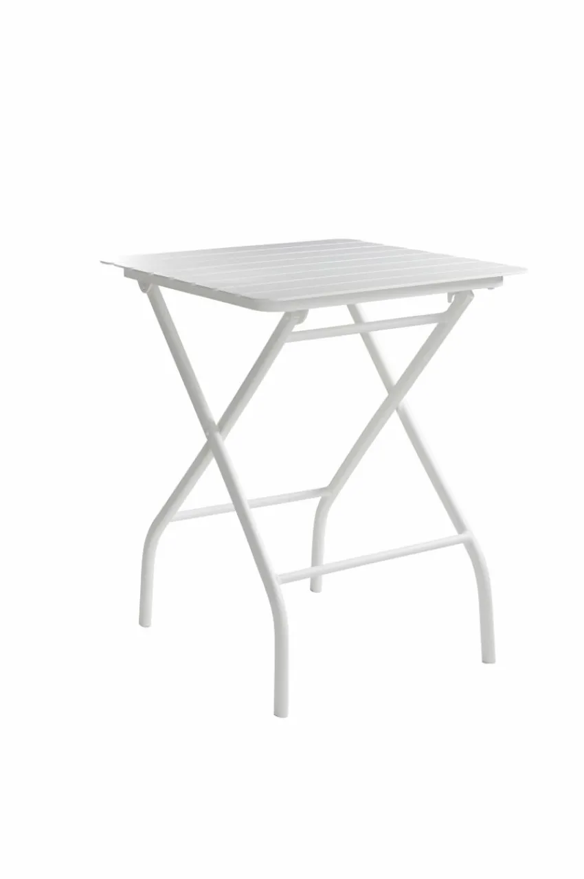 Utebord|Utemöbler|Jotex MONTMARTRE Cafébord 60x60 Cm Vit