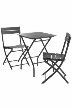 Utestolar & Utepallar|Utemöbler|Jotex MONTMARTRE Utestol 2-pack Svart