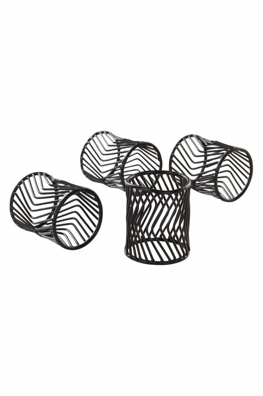 Kökstillbehör|Juldukning|Jotex MOXIE Servettring 4-pack Svart