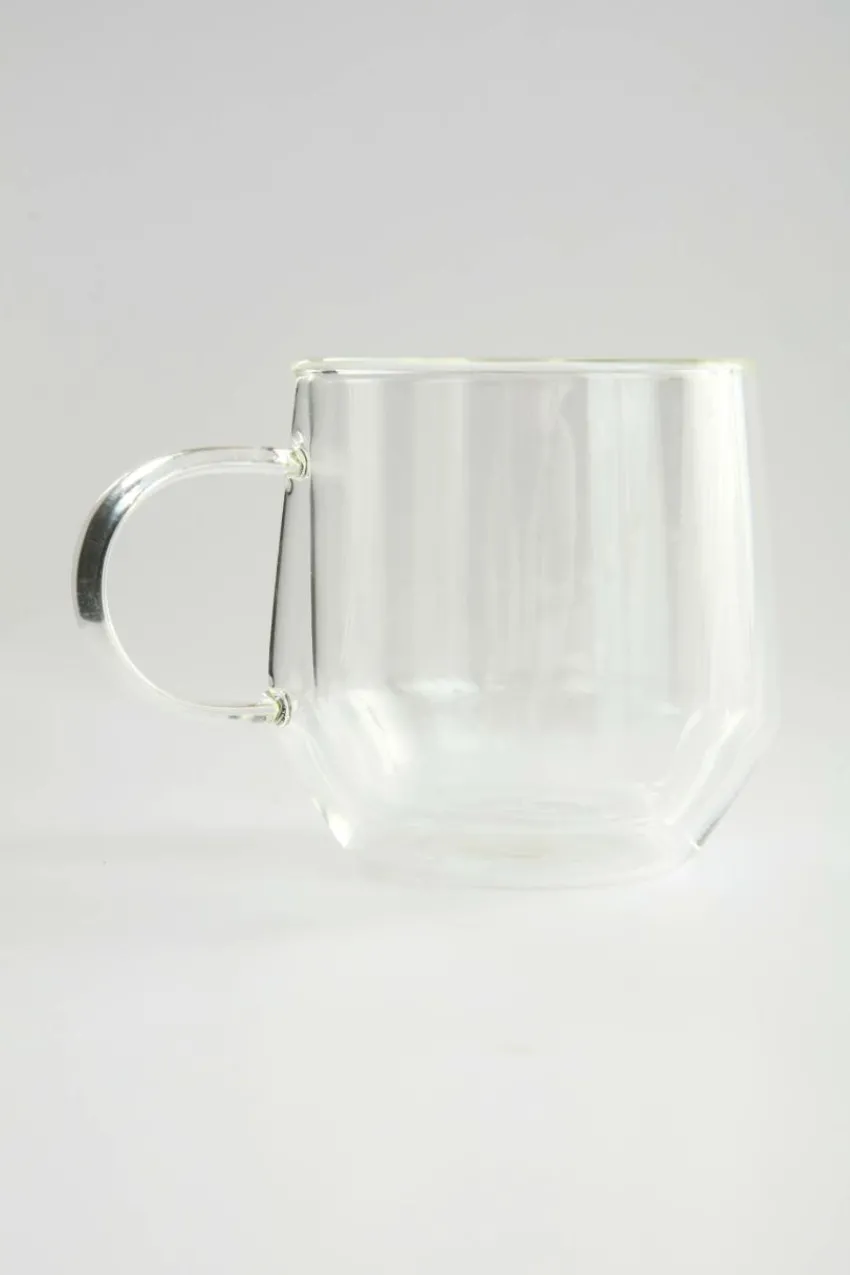 Koppar & Muggar|Jotex NAOMI Glasmugg Dubbelväggad 4-pack Transparent