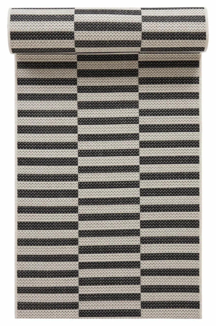 Slätvävda Mattor|Jotex Nedda Utomhusmatta 80x150 Cm Black
