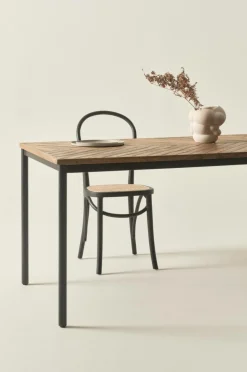 Bord|Jotex NEHRU Matbord 90x175 Cm Svart/trä