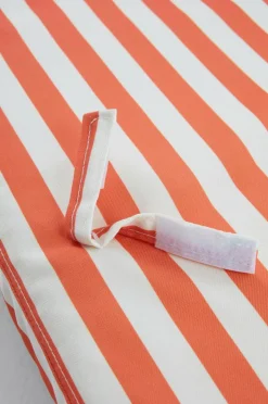 Stolsdynor & Sittkuddar|Utemöbler|Jotex NERJA Madrass Solsäng Orange/vit randig