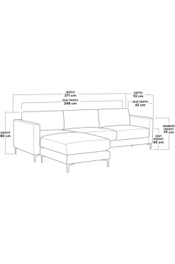 Soffor|Jotex NEW YORK Soffa 3-sits - Divan Naturvit