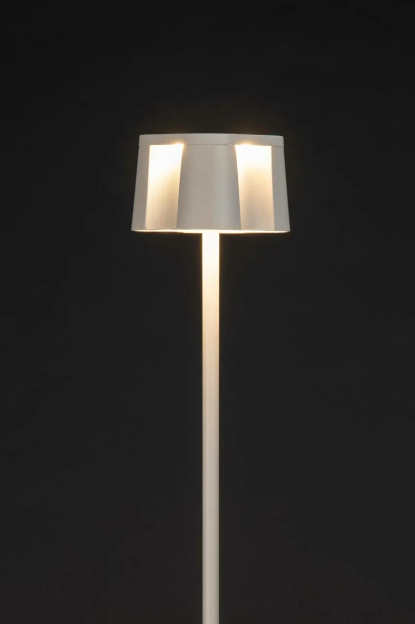 Utebelysning|Utebelysning|Jotex NICE Golvlampa Uppladdningsbar Utomhus Vit