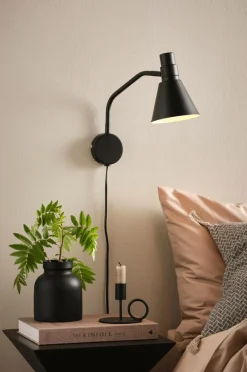 Vägglampor|Jotex NICEVILLE Vägglampa Svart