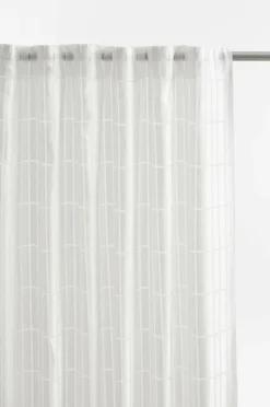 Multifunktionsgardiner|Jotex NILA Multifunktionsgardin 1 Längd - Extra Bred Naturvit