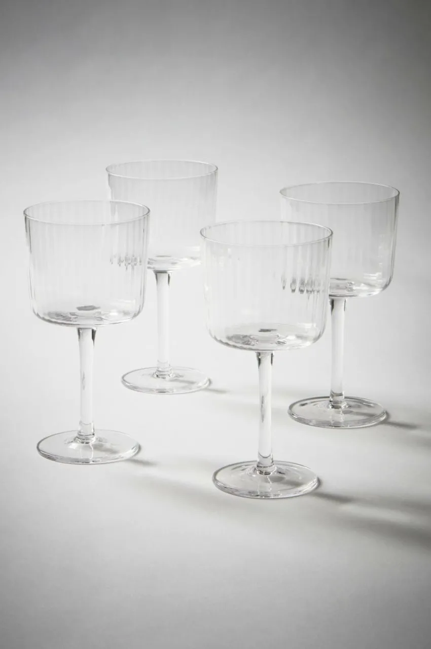 Glas|Jotex NOOR Rödvinsglas 4-pack Transparent