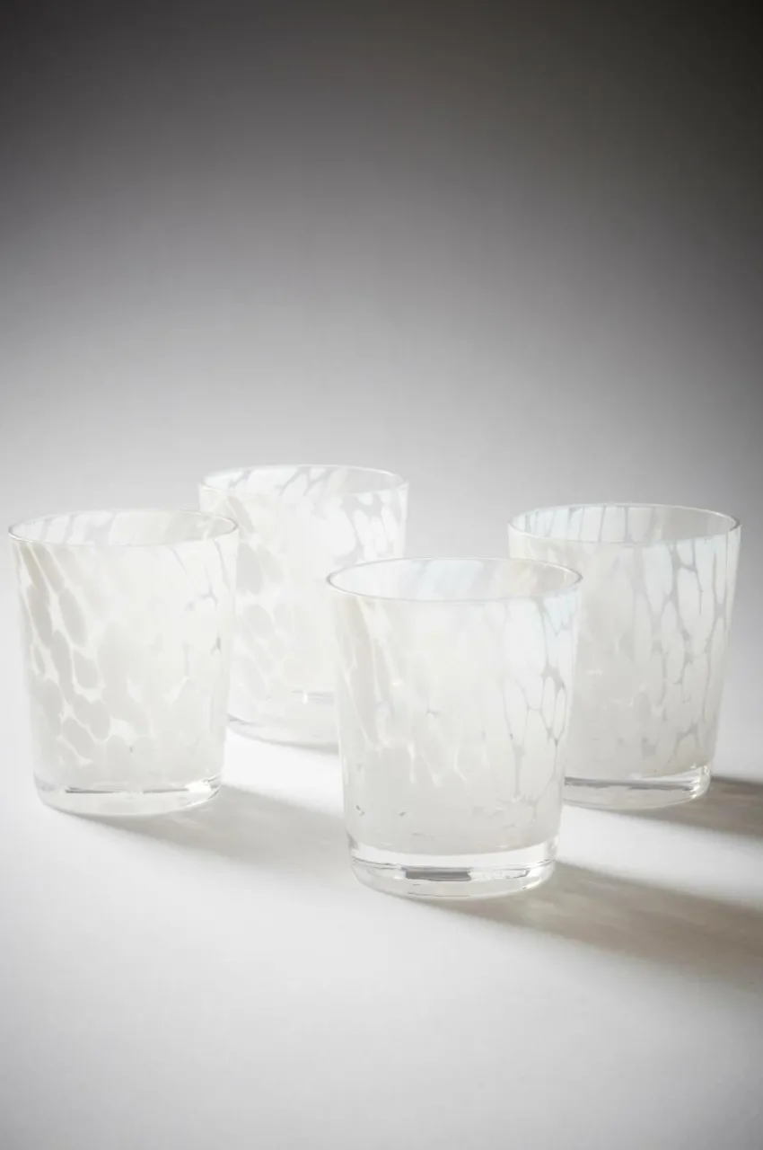 Glas|Jotex NOR Glas 4-pack Transparent/vit