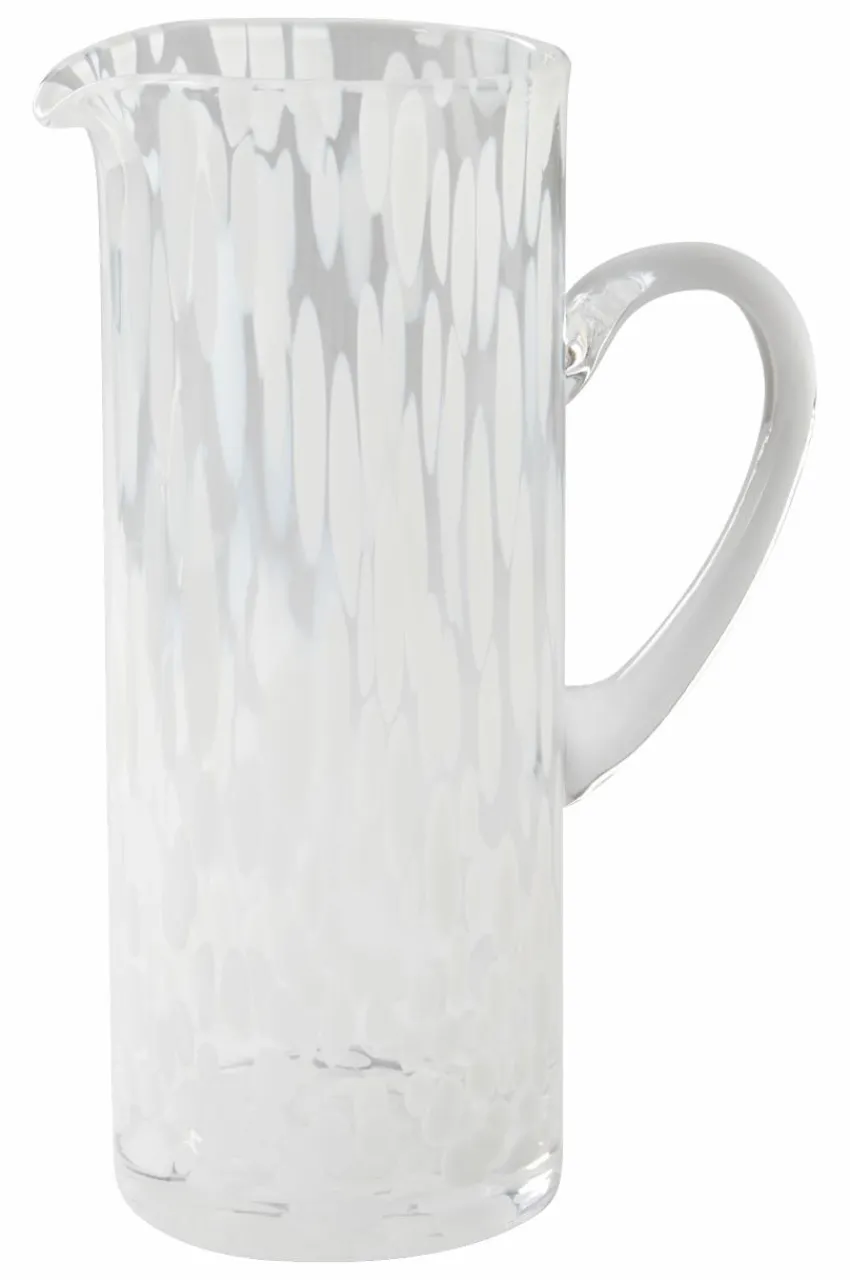 Kökstillbehör|Glas|Jotex NOR Kanna Transparent/vit