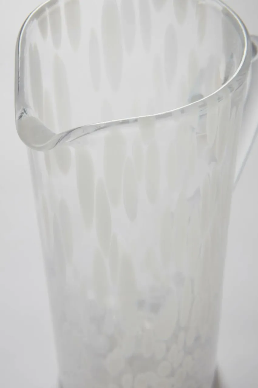 Kökstillbehör|Glas|Jotex NOR Kanna Transparent/vit