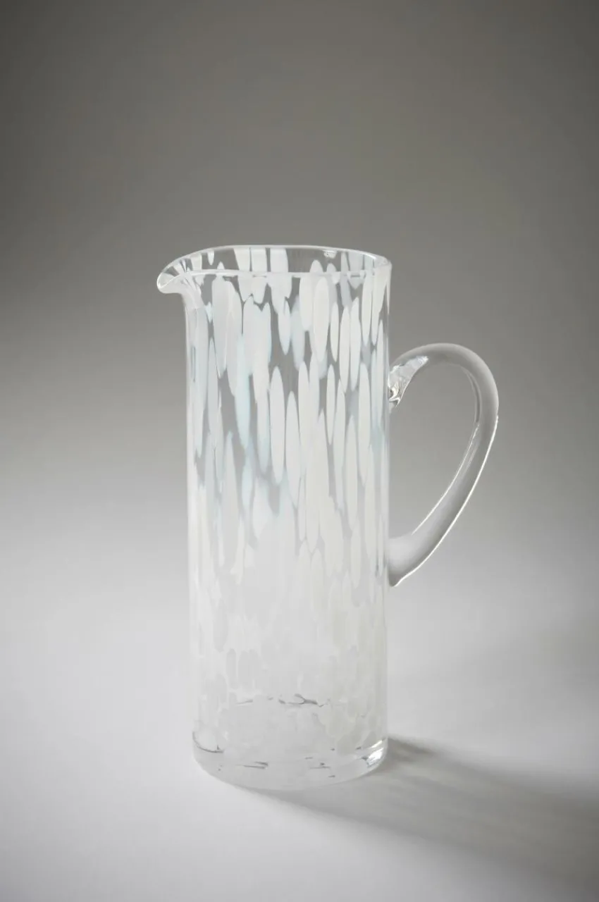 Kökstillbehör|Glas|Jotex NOR Kanna Transparent/vit