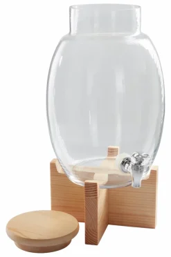 Kökstillbehör|Juldukning|Jotex NOVIA Glasbehållare Med Tappkran Och Ställning Transparent