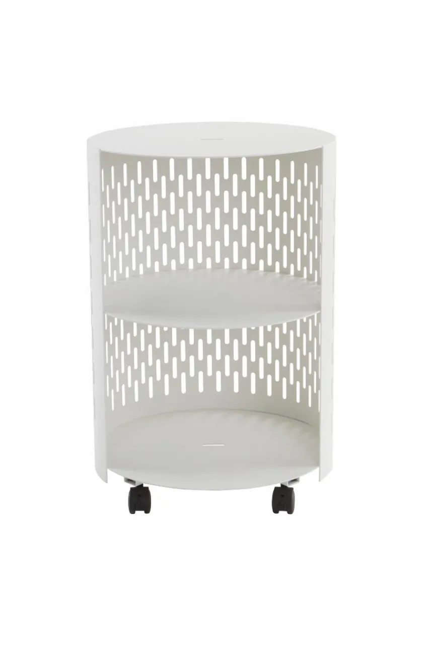 Utebord|Utemöbler|Jotex NÄS Sidobord ø 40 Cm Vit