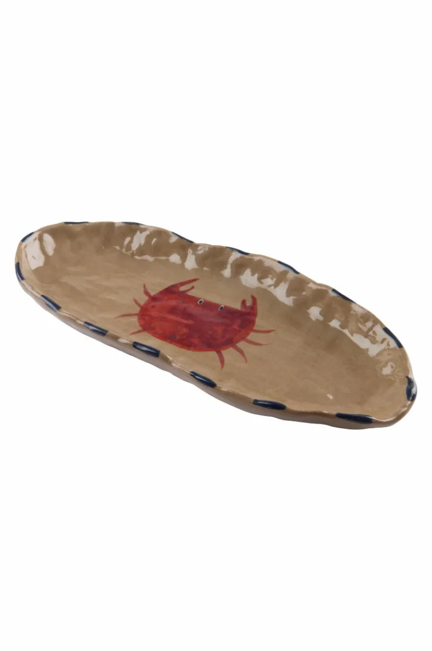 Brickor & Serveringsfat|Jotex OCEAN Serveringsfat 31x13 Cm Beige/multi