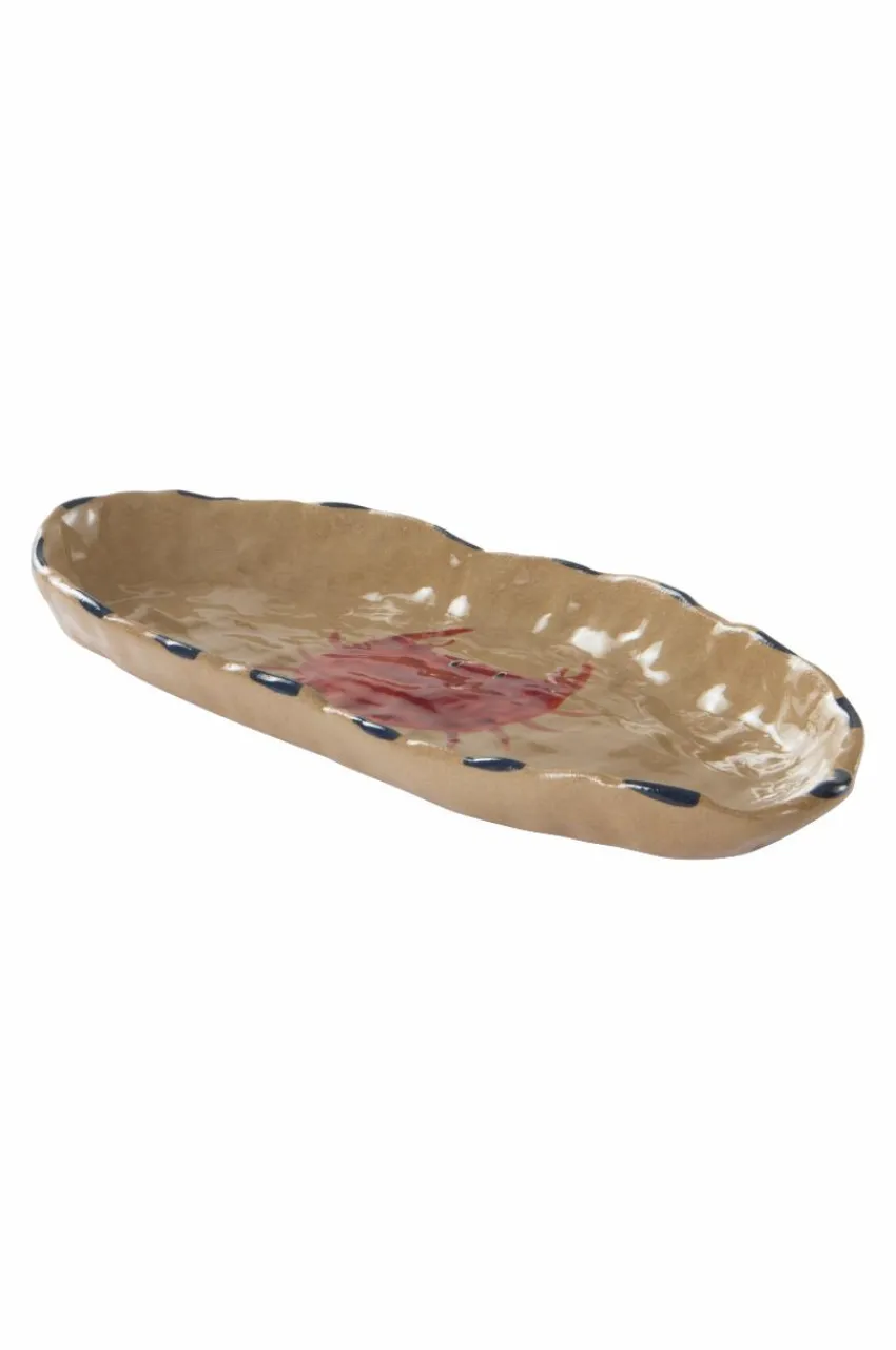 Brickor & Serveringsfat|Jotex OCEAN Serveringsfat 31x13 Cm Beige/multi