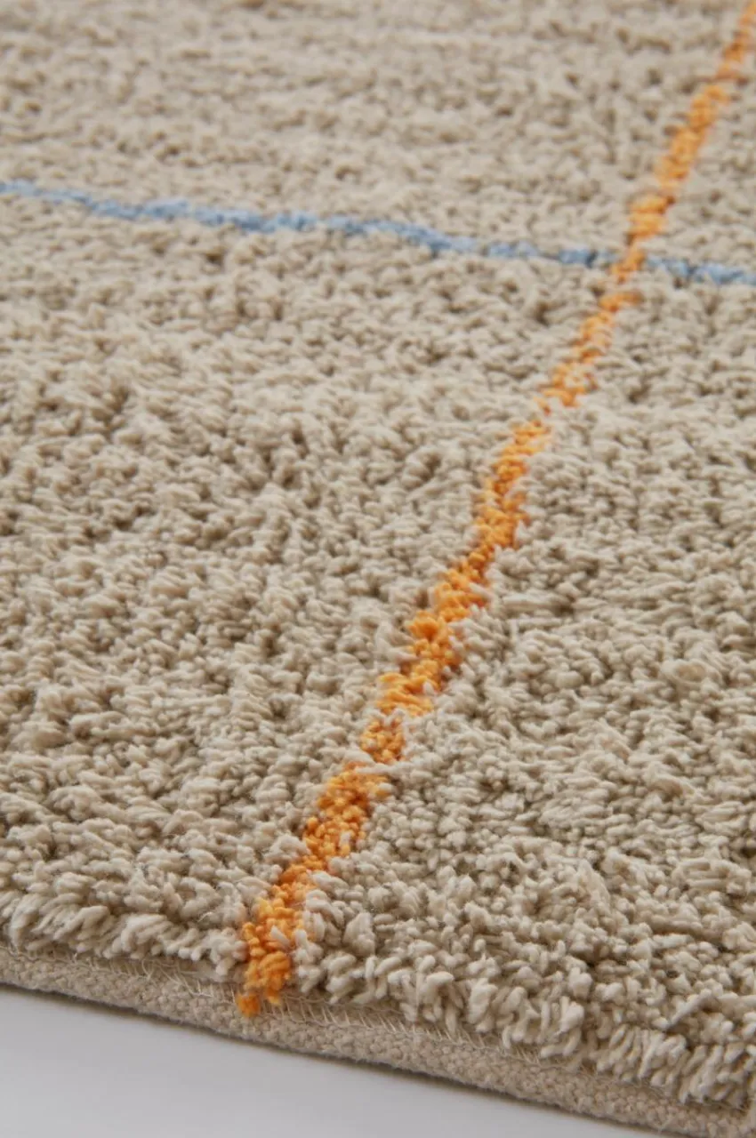 Bomulls- & Trasmattor|Jotex ODESSA Bomullsmatta 200x300 Cm Beige/gul/blå