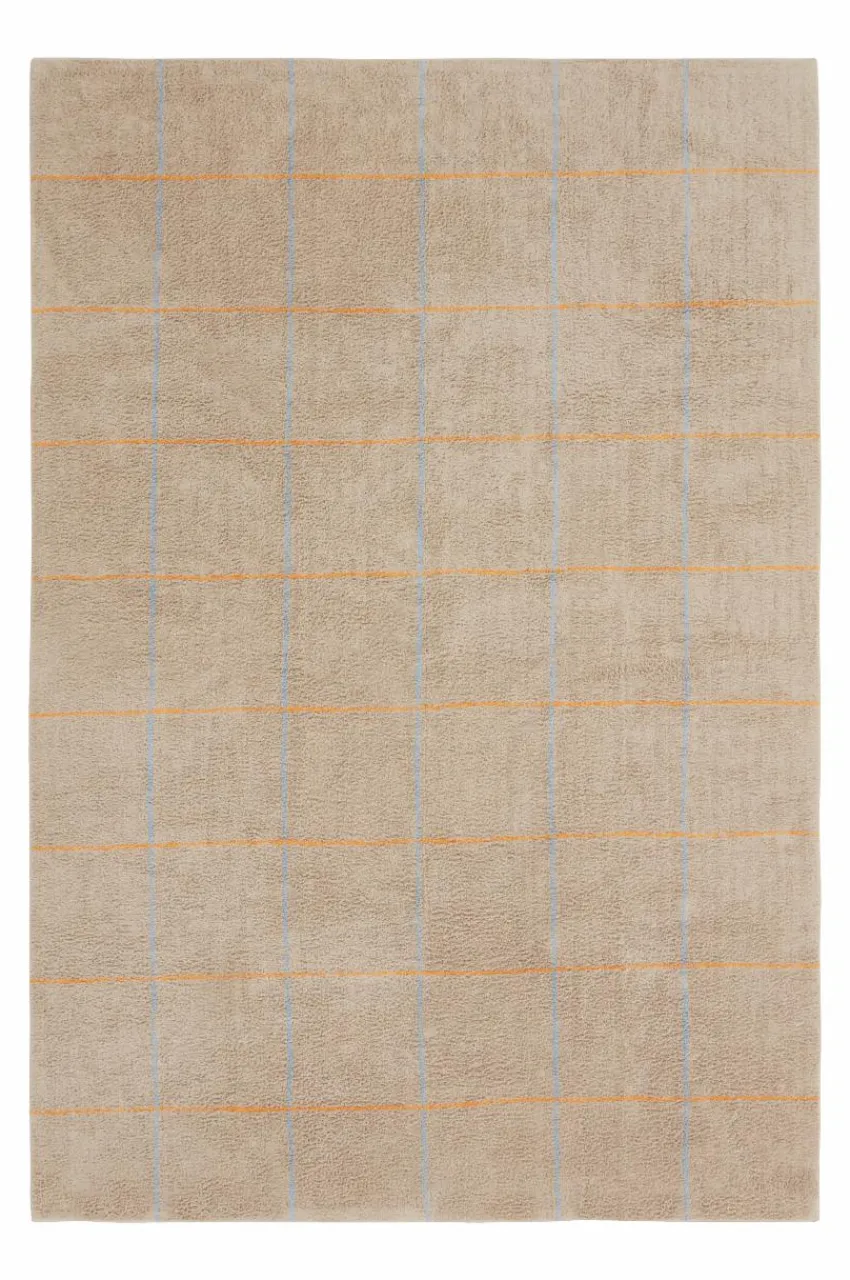 Bomulls- & Trasmattor|Jotex ODESSA Bomullsmatta 200x300 Cm Beige/gul/blå