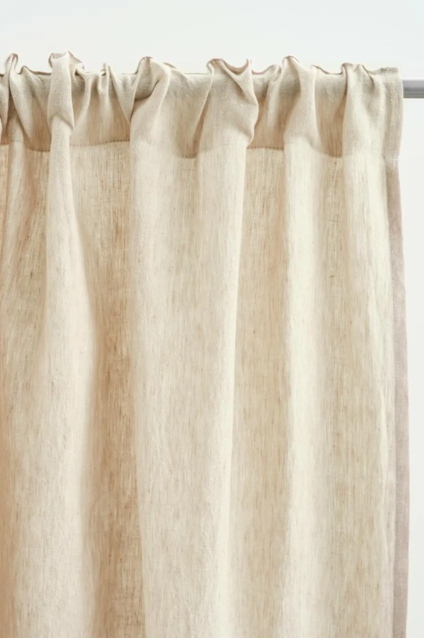 Linnegardiner|Multifunktionsgardiner|Jotex OLGA Linnegardin 2-pack Linnebeige