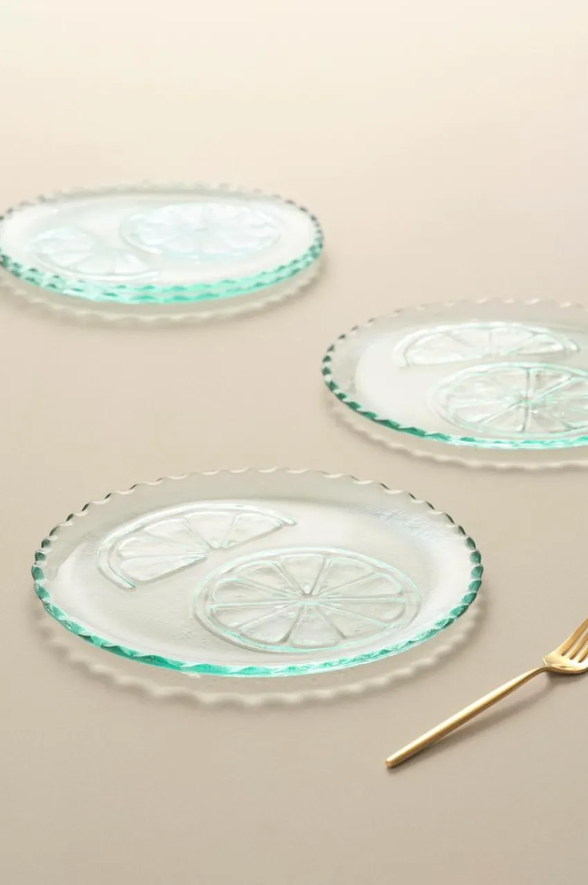 Tallrikar|Jotex ORANGINA Tallrik 4-pack ø 27 Cm Transparent