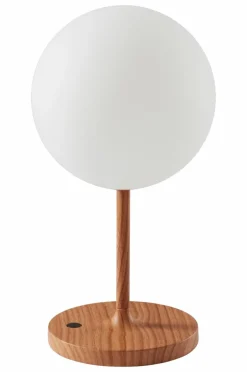 Bordslampor|Utebelysning|Jotex OSSA Portabel Lampa Träfärgad