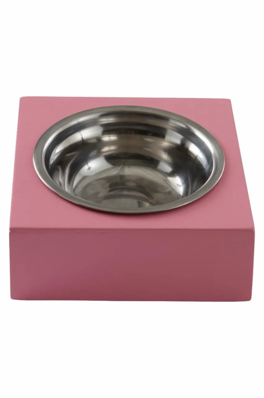 Djurtillbehör|Jotex OTTIS Hundmatskål/kattmatskål - Enkel Rosa