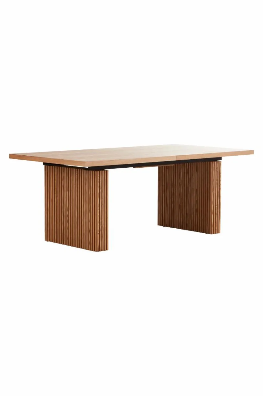 Bord|Jotex PALANZO Matbord Med Iläggsskiva 105x196+45 Cm Natur