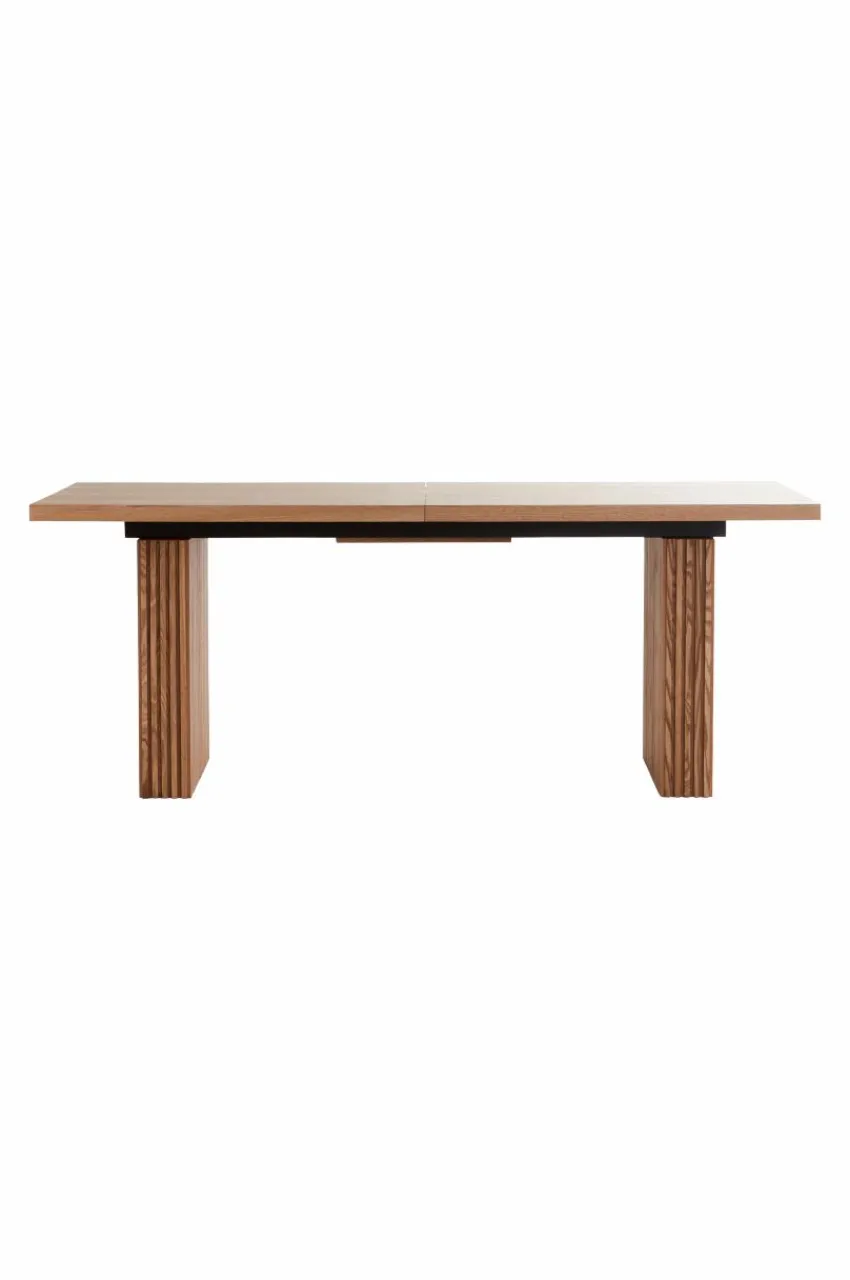 Bord|Jotex PALANZO Matbord Med Iläggsskiva 105x196+45 Cm Natur