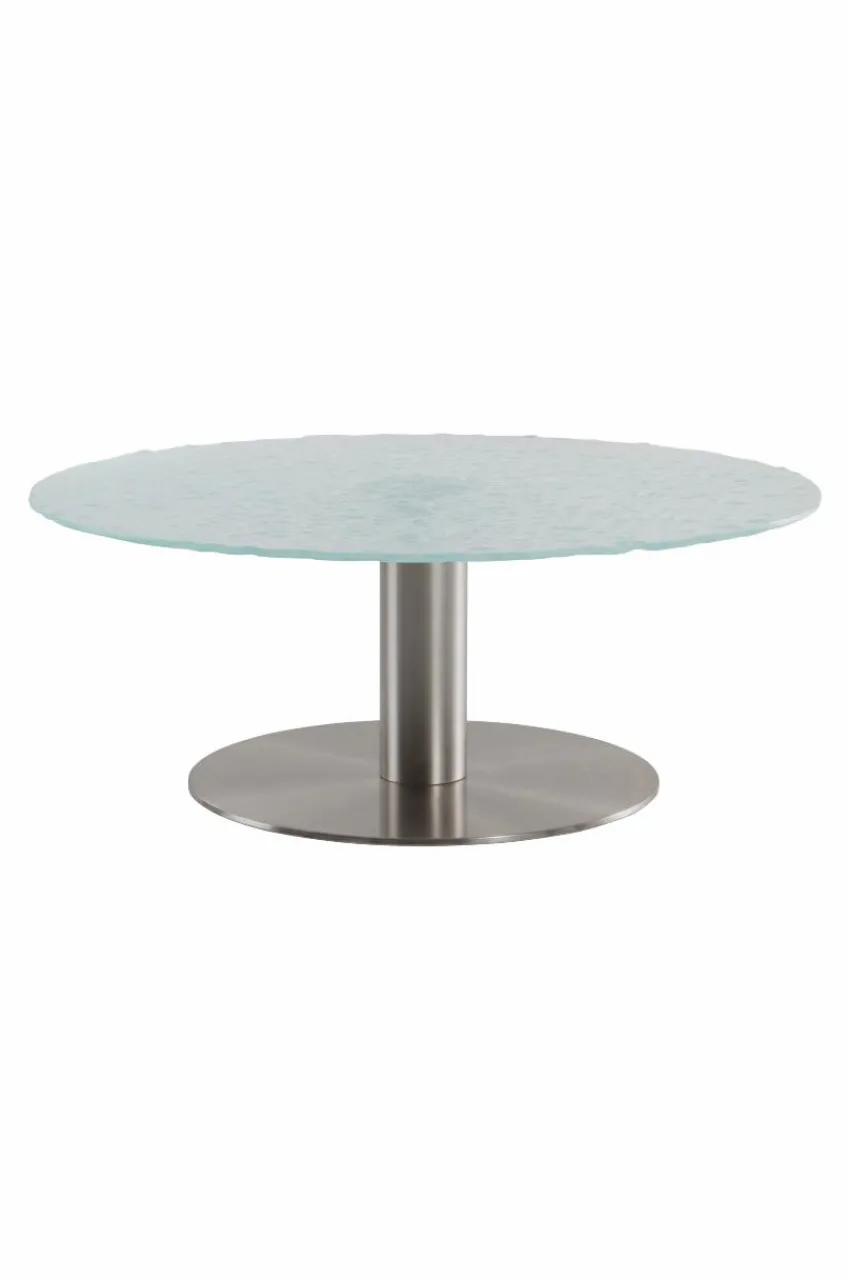 Bord|Jotex PALMETTO Soffbord ø 90 Cm Krom