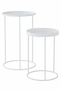 Utekrukor|Utemöbler|Jotex PALOMA Piedestal 2-pack Vit