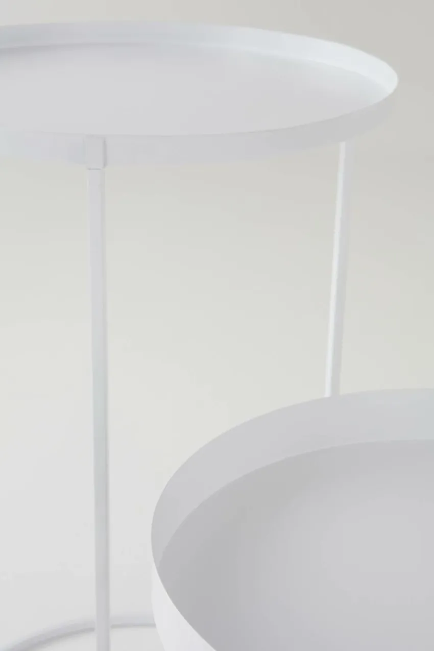Utekrukor|Utemöbler|Jotex PALOMA Piedestal 2-pack Vit
