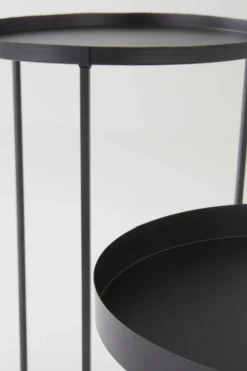Utekrukor|Utemöbler|Jotex PALOMA Piedestal 2-pack Svart