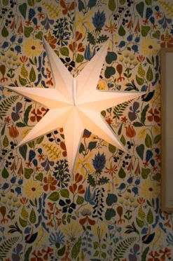 Julbelysning|Jotex Pappersstjärna 60cm Vit