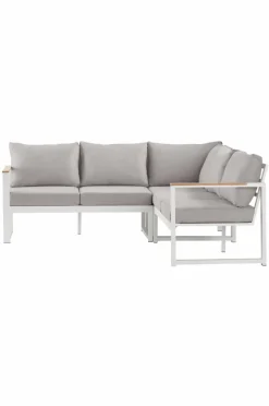 Utesoffor & Utebänkar|Utemöbler|Jotex PAROS Loungesoffa - 3 Delar Vit