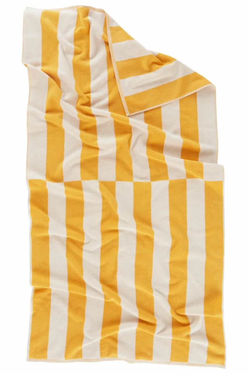 Badlakan|Jotex PAROS Strandbadlakan Gul/vit