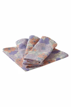 Servetter|Jotex PEONY Servett 4-pack Lila pioner