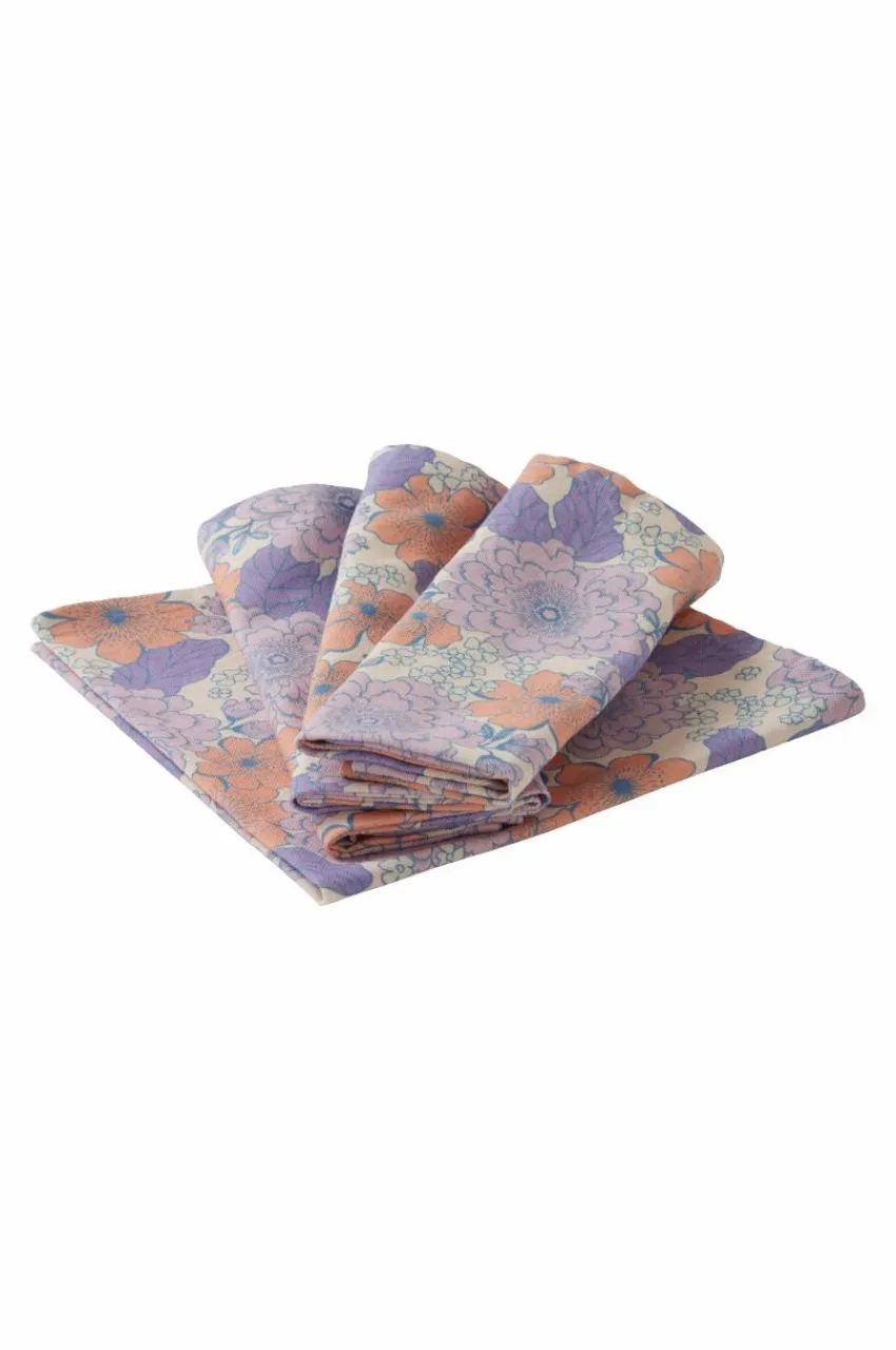 Servetter|Jotex PEONY Servett 4-pack Lila pioner