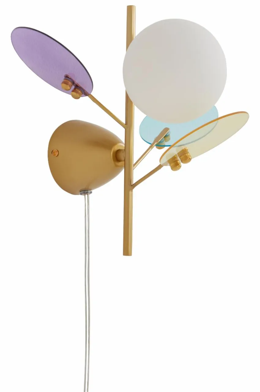 Vägglampor|Jotex PETAL Vägglampa Lila/blå/rosa