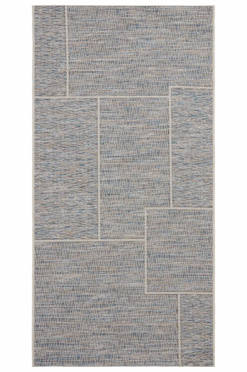 Utomhusmattor|Utomhusmattor|Jotex PICCIONE Utomhusmatta 80x150 Cm Beige/blå