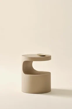 Bord|Jotex PICTON Sidobord ø 40 Cm Beige