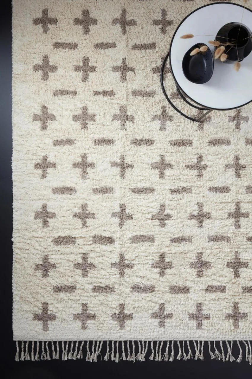 Bomulls- & Trasmattor|Jotex PILL Bomullsmatta Naturvit/beige
