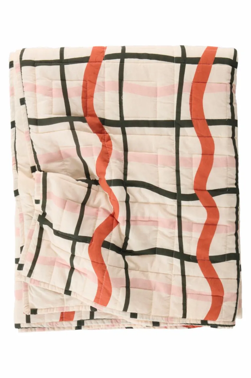 Barnsängkläder|Överkast|Jotex PINNER överkast Beige/multi