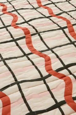 Barnsängkläder|Överkast|Jotex PINNER överkast Beige/multi